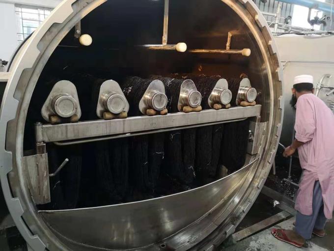 High Temperature Spray Hank Yarn Dyeing Machine